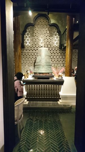 Reception area at Sadhu in Hanoi