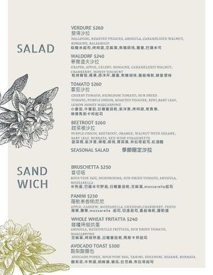 Delicious salads and soup at Verdure Restaurant  in Taichung