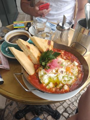 Szakszuka at Cabane  in Lisbon