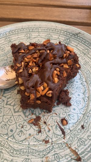 Brownie de amendoim - Peanut Brownie VEGAN at Cabane  in Lisbon