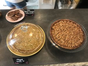 Cakes of the day  at Cabane  in Lisbon