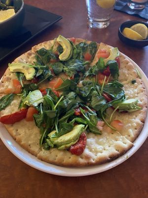 Vegan caprese flatbread  at CRAVE in Woodbury