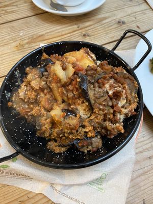 Amazing moussaka!   at Little Cheese Shop in Tralee