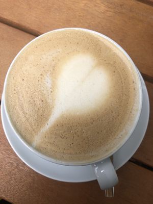 Cappuccino  at Café Evergreen in Duisburg