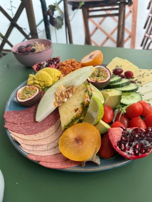 Vegan breakfast  at Café Evergreen in Duisburg