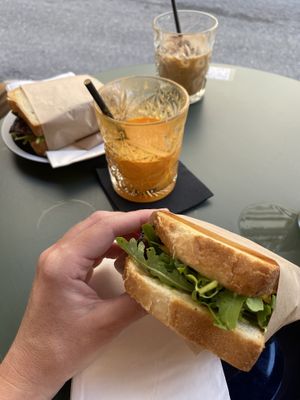 Tramezzino vegan  at Caffè Berry in Sliema