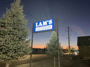 Sign  at Lam's Vietnamese Restaurant in Sioux Falls