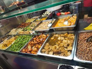 Dishes available at Ru Lai Vegetarian - Stall 108 in Northeast Singapore