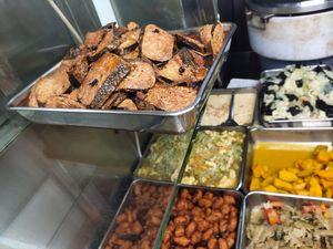 Dishes available at Ru Lai Vegetarian - Stall 108 in Northeast Singapore