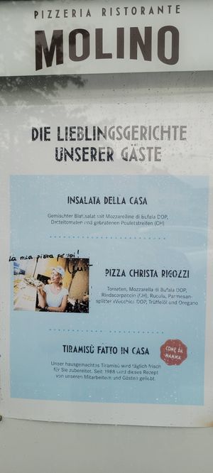  at Molino Pizzeria Ristorante in Dietikon