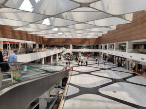 Mall interior, Molino unseen on the right at Molino Pizzeria Ristorante - Balexert in Geneva