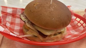 Big Kahuna. Delicious! Highly recommend   at Lord of the Fries - King St in Melbourne