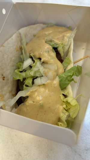 Taco! Yummy  at Lord of the Fries - King St in Melbourne