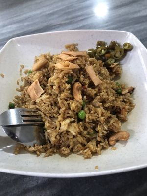 Ham fried rice at Lin Lin Vegetarian Delight 霖霖素食 in East Singapore