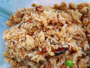 Sambal fried rice ~ 23/2/21 at Lin Lin Vegetarian Delight 霖霖素食 in East Singapore