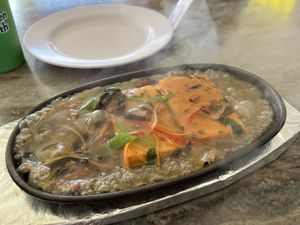 Hot plate tofu $12  at Lin Lin Vegetarian Delight 霖霖素食 in East Singapore