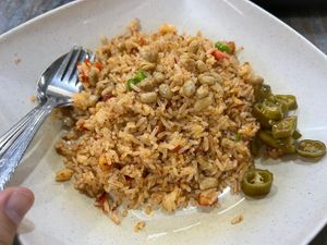 Sambal fried rice   at Lin Lin Vegetarian Delight 霖霖素食 in East Singapore