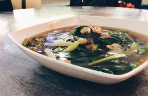 Hor fun in gravy ($4) at Lin Lin Vegetarian Delight 霖霖素食 in East Singapore