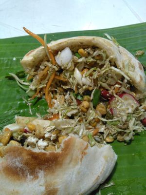 The gorgeous pita at Kwenski's - Food Stall in Pai