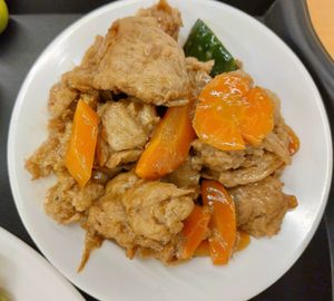 adobo (not sure why it's called that cuz it doesn't taste like it but it was good lol) at Bodhi in Metro Manila