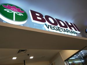 Food court sign at Bodhi in Metro Manila