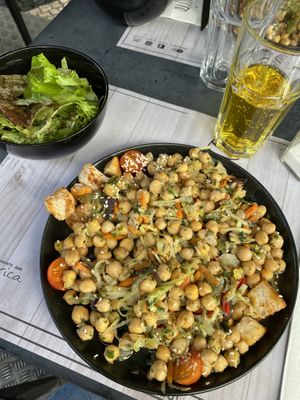 Chickpea salad  at A Barrica in Terceira