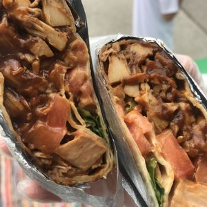 BBQ Jack Wrap at V-Trap Kitchen & Lounge in Wilmington