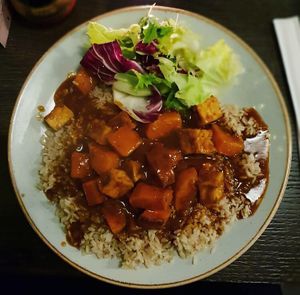 Tofu, sweet potato and butternut squash katsu curry at Koto in Cork