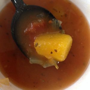 pumpkin soup at Big Al's Healthy Foods in Tulsa