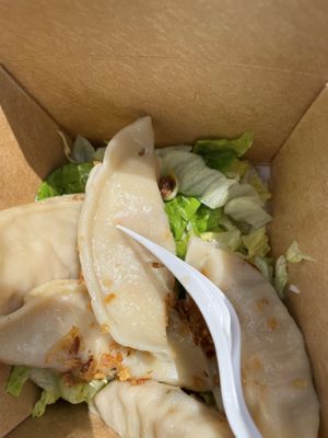 Steamed dumplings at Thai Vegan III in Pacific Palisades