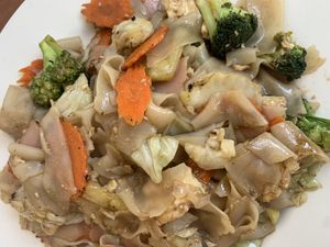 Pad see ew at Thai Vegan III in Pacific Palisades