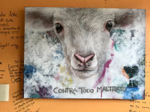 Lovely art at Verde Espacio in Huajuapan De Leon