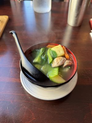 Vegetable soupp  at Kung Food in San Francisco