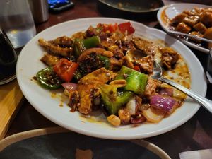 Bunan Kung pao tofu at Kung Food in San Francisco