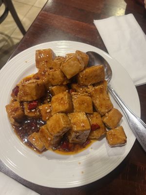 General tso tofu  at Kung Food in San Francisco