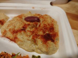 Baba ganoush at Vegan Community Kitchen in Apex