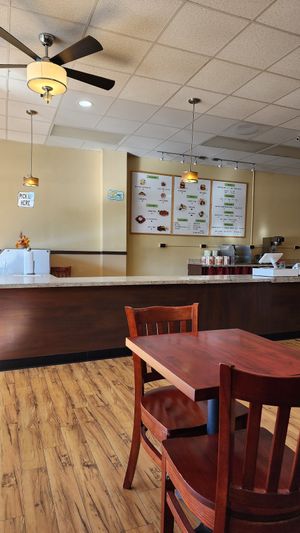 Menu board. at Vegan Community Kitchen in Apex