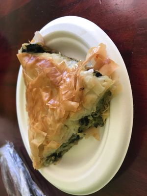Spanakopita at Vegan Community Kitchen, Apex, NC  at Vegan Community Kitchen in Apex