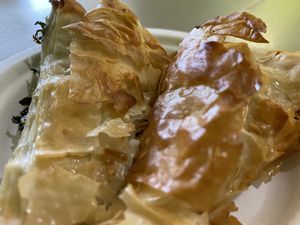 Spanikopita  at Vegan Community Kitchen in Apex
