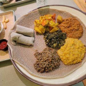 Taste of Ethiopia at Vegan Community Kitchen in Apex
