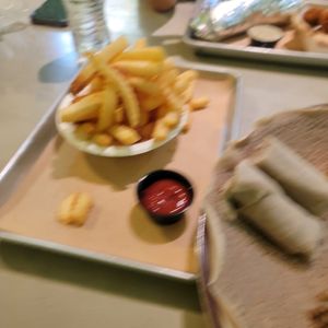 Side of French fries at Vegan Community Kitchen in Apex