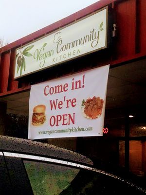 Apex's first 100% vegan restaurant! at Vegan Community Kitchen in Apex