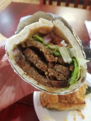 Amazing gyro at Vegan Community Kitchen in Apex