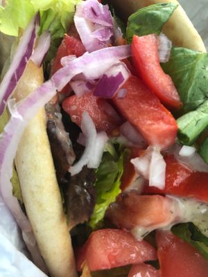 Gyro at Vegan Community Kitchen in Apex