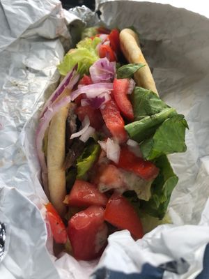 Gyro at Vegan Community Kitchen in Apex
