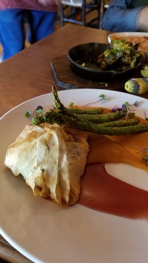 Mushroom strudel at Misters Bistro in Webb