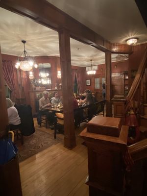 Dining  at Misters Bistro in Webb