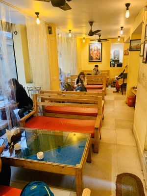 Inside  at Monalisa in Varanasi