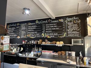 Menu board food  at Maia Papaya in Bethlehem