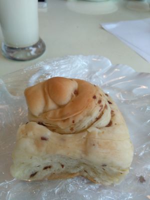 Rose bread at BamBoo Vegan in Nha Trang
